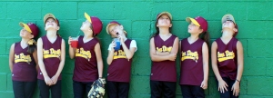 The Little Sun Devils softball team
